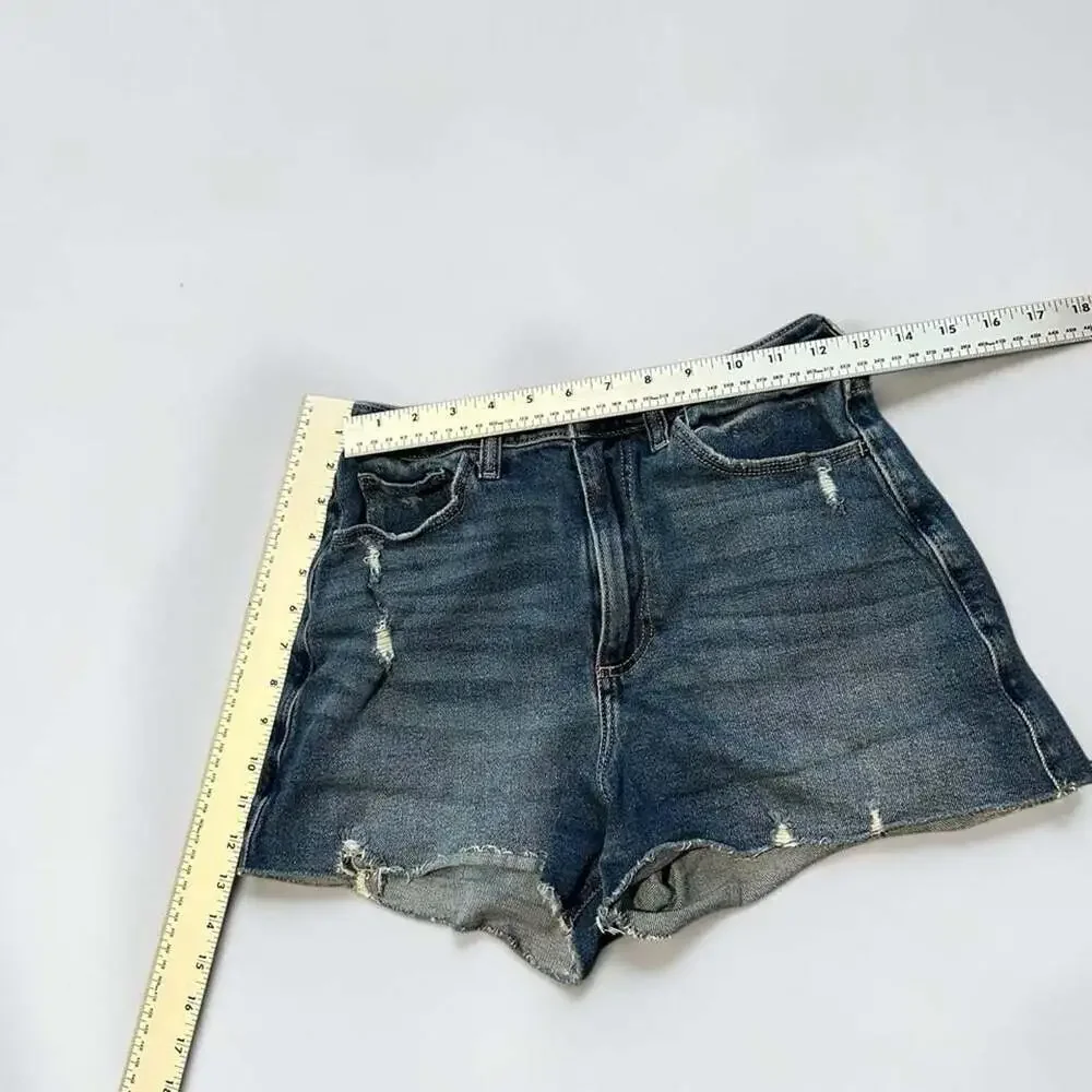 Hollister Curvy Ultra High Rise Mom Shorts W26 Size 3